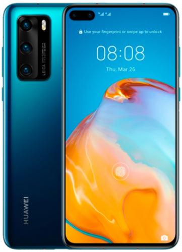 Huawei P40 128GB in Deep Sea Blue in Excellent condition