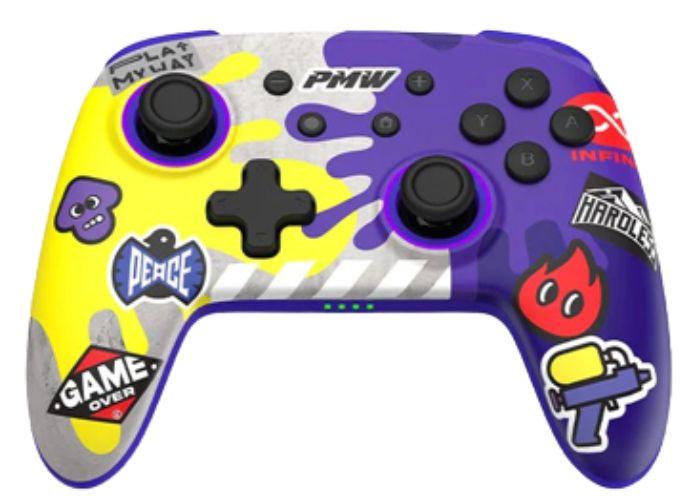 IINE  PMW Wireless Controller for Nintendo Switch - Purple - Brand New