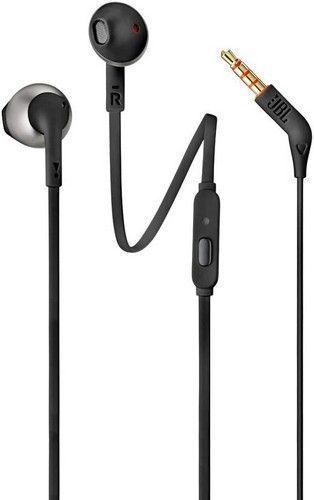JBL  Tune 205 Wired Earphones - Black - Brand New