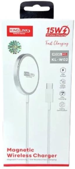 Refurbished Kinglink KLW02 15W Magnetic Wireless Charger Pad (1M) - Reebelo Singapore