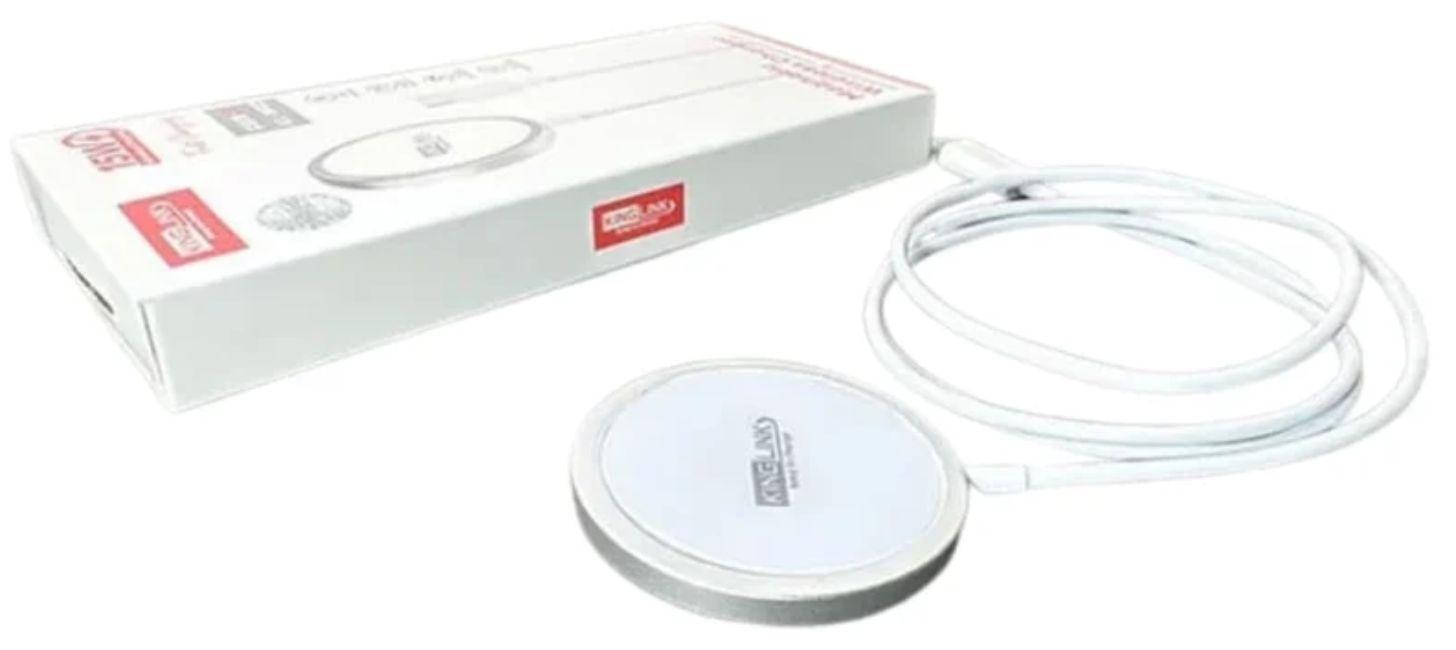 Refurbished Kinglink KLW02 15W Magnetic Wireless Charger Pad (1M) - Reebelo Singapore