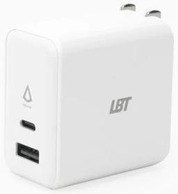 LBT Dual-Port GaN PD Mini Wall Charger (65W)