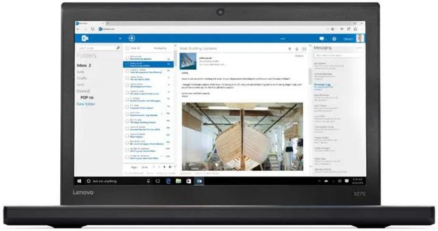 Lenovo ThinkPad X270 Laptop 12.5" Intel Core i5-7200U 2.5GHz in Black in Acceptable condition