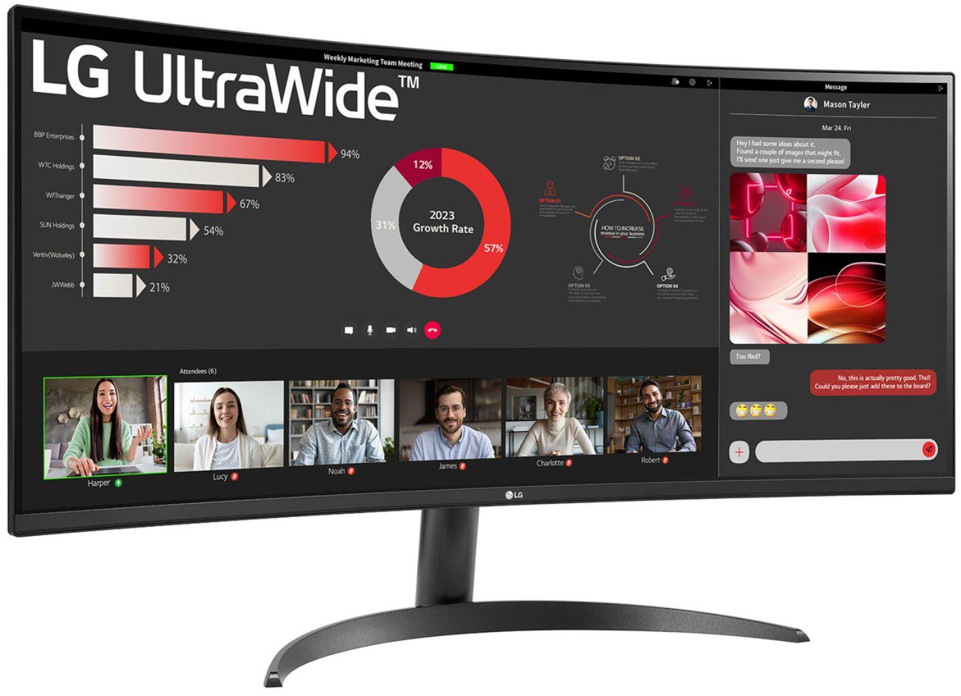Refurbished LG 34WR50QK-B Curved UltraWide QHD Monitor 34" - Reebelo Singapore