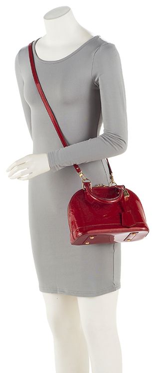 Louis Vuitton Monogram Vernis Alma BB Satchel