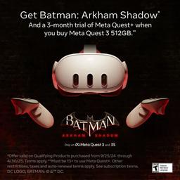 Meta Quest 3 Get Batman: Arkham Shadow VR