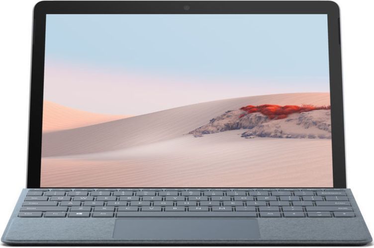 Microsoft Surface Go 2 with Surface Go Type Cover - 64GB - WiFi - Intel Pentium Gold 4425Y 1.7GHz - 4GB RAM - Silver/ Ice Blue