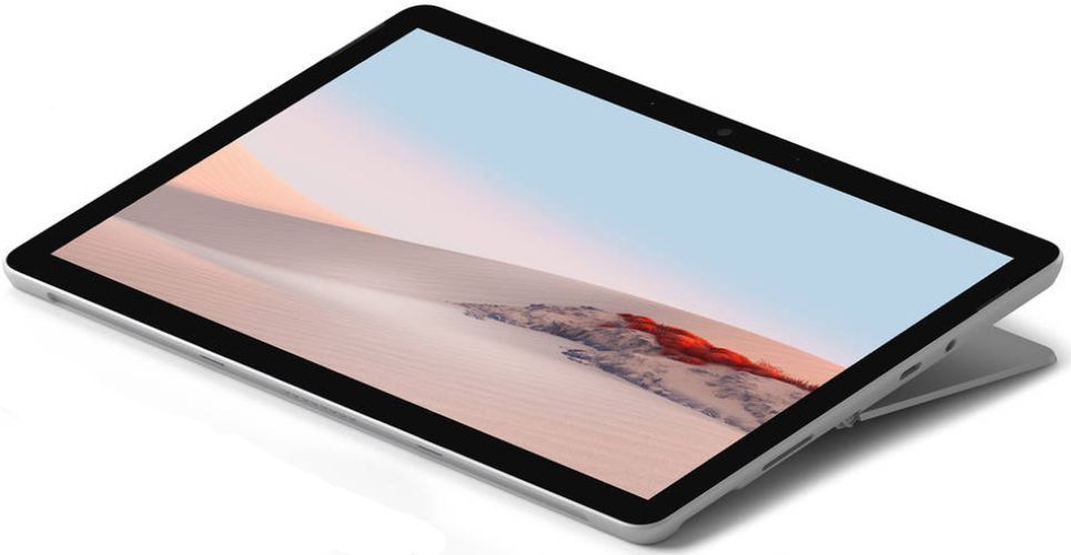 Microsoft Surface Go 2 with Surface Go Type Cover - 64GB - WiFi - Intel Pentium Gold 4425Y 1.7GHz - 4GB RAM - Silver/ Ice Blue