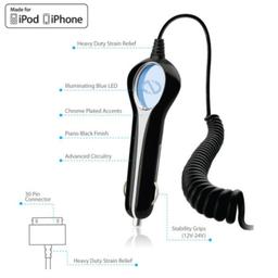 NAZTECH Rapid Car Charger for Apple iPod/iPhone 4
