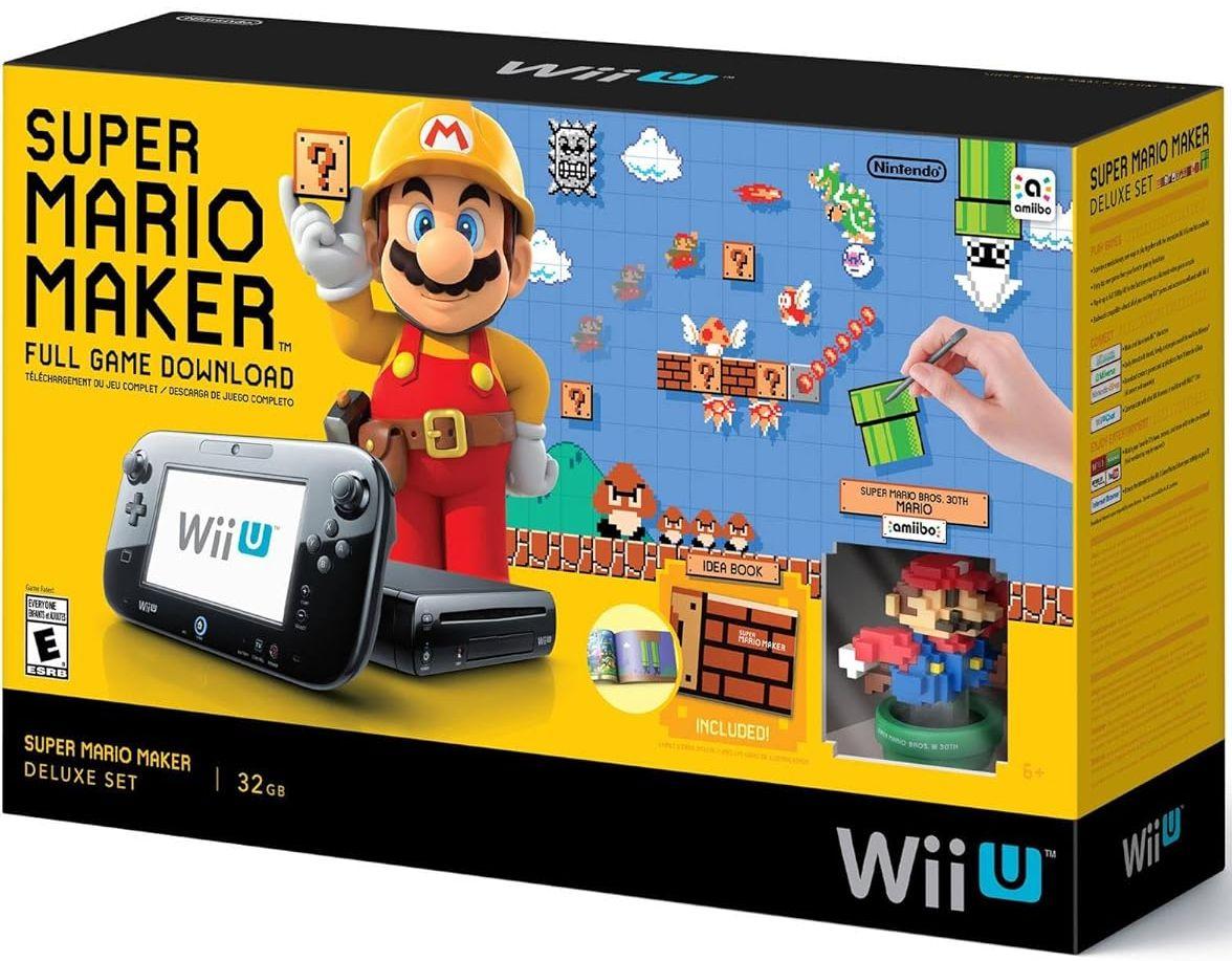 Nintendo Super Mario Maker Deluxe Set Wii U Console