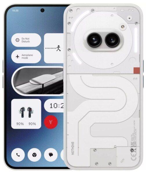 Nothing  Phone 2(a) - 256GB - White - 12GB RAM - Excellent