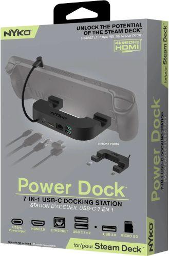 Nyko  Power Dock for Steam Deck - Black - Brand New