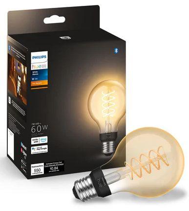 Philips Hue 60W Filament G25 Globe E26 Smart Bulb