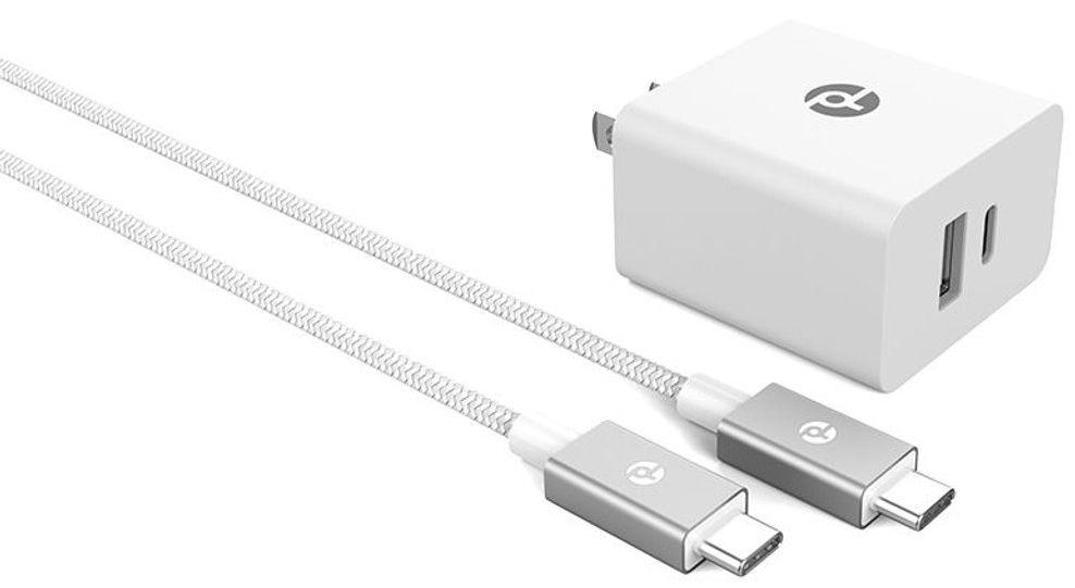 PowerLab 32W Wall Charger and 6-Ft USB-C to USB-C Cable