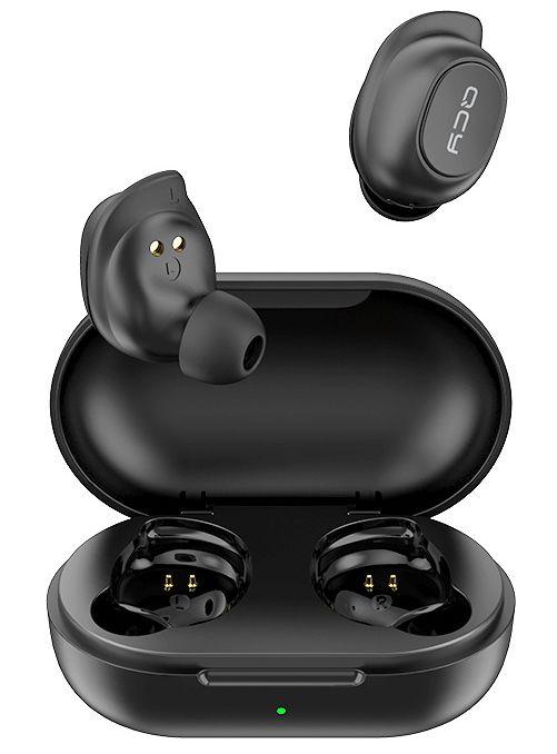 QCY  T9S Wireless 5.0 Bluetooth Earphone Bass - Black - Brand New