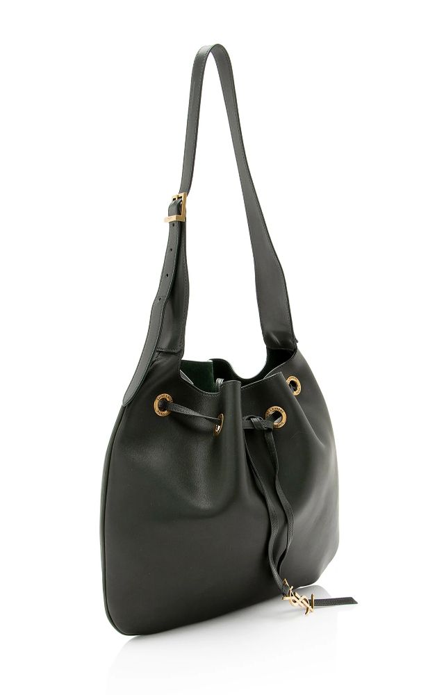 Saint Laurent Calfskin Paris VII Medium Hobo