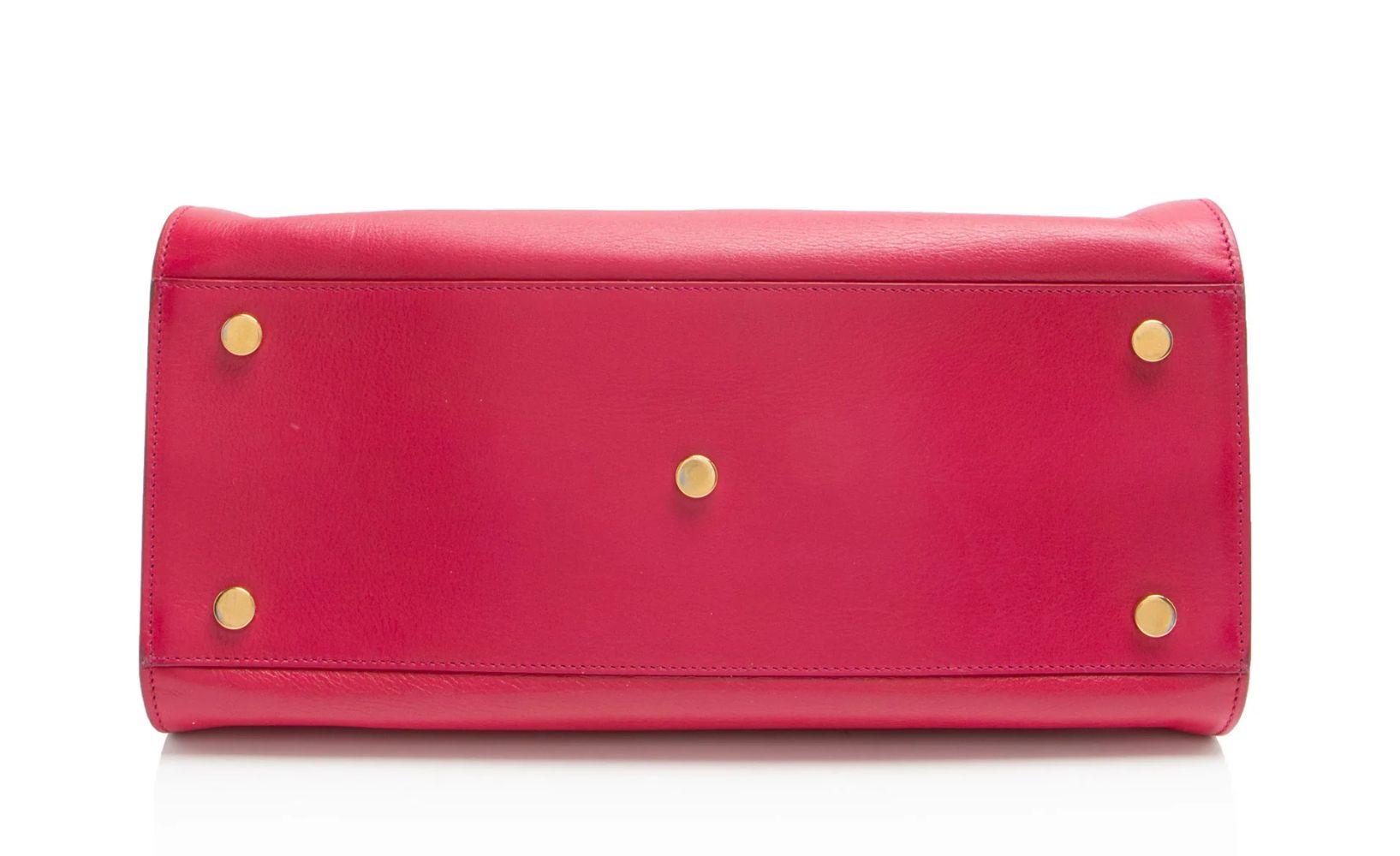 Saint Laurent Calfskin Sac De Jour Small Tote