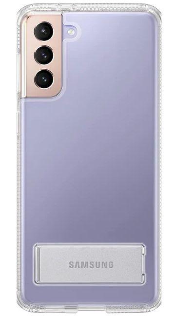 Samsung Rugged Clear Standing Phone Cover for Galaxy S21+
