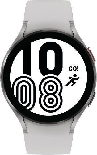 Samsung  Galaxy Watch4 - 16GB - Silver-Aluminum-Sport Band-Silver - Bluetooth + LTE - 40mm - Silver - Aluminum - Silver - Sport Band - Fluoroelastomer - Excellent
