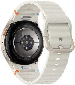 Galaxy Watch7 (Bluetooth) - 32GB - 40mm - Cream Aluminum Case with Cream Silicone Sport Band