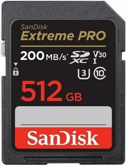SanDisk Extreme PRO SDHC/SDXC UHS-I Memory Card (Up to 200MB/s)