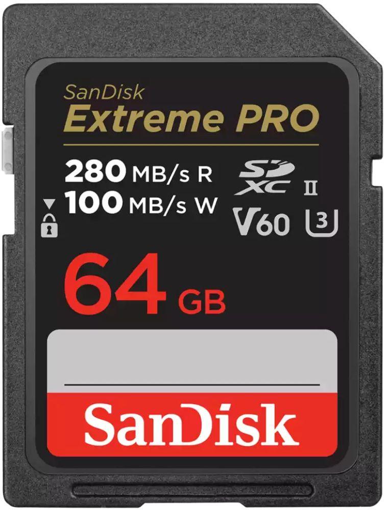 SanDisk Extreme PRO SDXC UHS-II Memory Card (280MB/s)