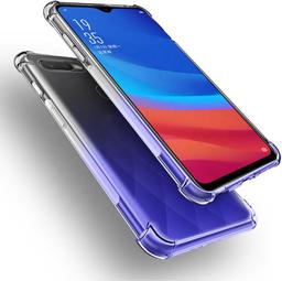 Shockproof Transparent Phone Case for OPPO A12 - Transparent
