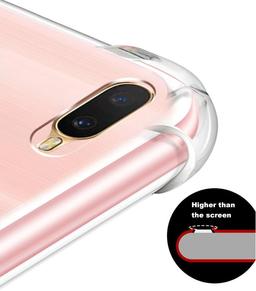 Shockproof Transparent Phone Case for OPPO A12 - Transparent