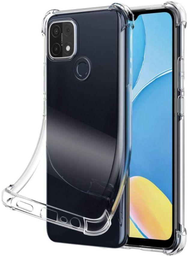 Shockproof Transparent Phone Case for OPPO A15s - Transparent - Brand New