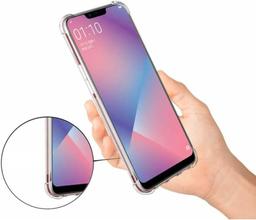 Shockproof Transparent Phone Case for OPPO A3s - Transparent