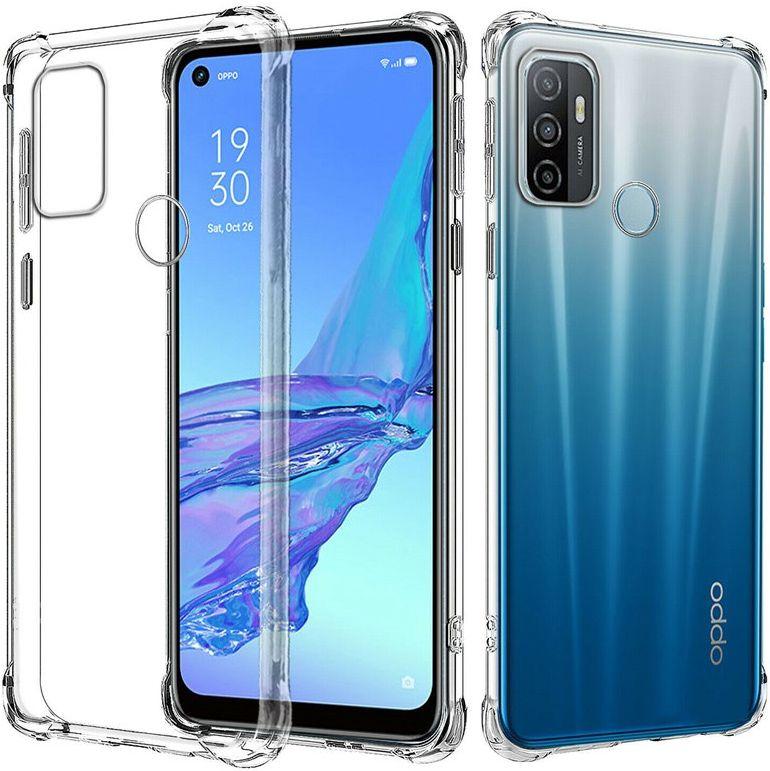 Shockproof Transparent Phone Case for OPPO A53 2020 - Clear - Brand New