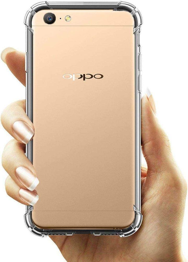 Shockproof Transparent Phone Case for OPPO A57 2016 - Transparent