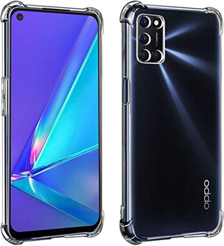Shockproof Transparent Phone Case for OPPO A92 - Transparent - Brand New