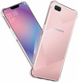 Shockproof Transparent Phone Case for OPPO AX5s - Transparent