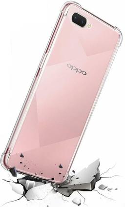 Shockproof Transparent Phone Case for OPPO AX5s - Transparent