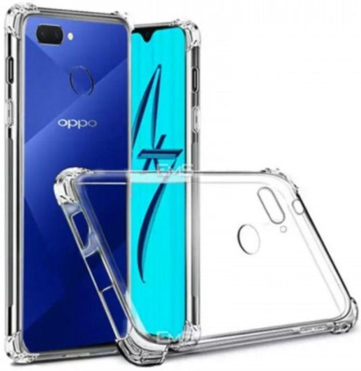 Shockproof Transparent Phone Case for OPPO AX7 - Transparent - Brand New
