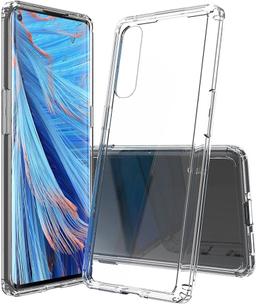 Shockproof Transparent Phone Case for OPPO Find X2 - Transparent