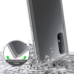 Shockproof Transparent Phone Case for OPPO Find X2 - Transparent