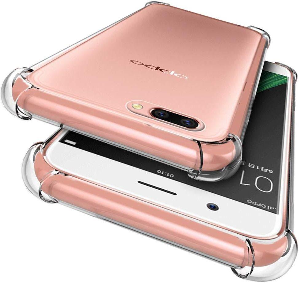 Shockproof Transparent Phone Case for OPPO R11s - Transparent - Brand New