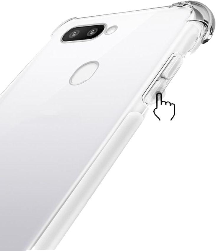 Shockproof Transparent Phone Case for OPPO R15 Pro - Transparent