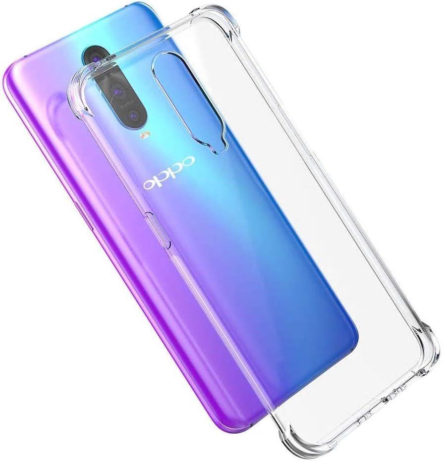 Shockproof Transparent Phone Case for OPPO R17 Pro - Transparent