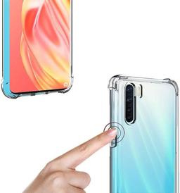Shockproof Transparent Phone Case for OPPO Reno3 - Transparent