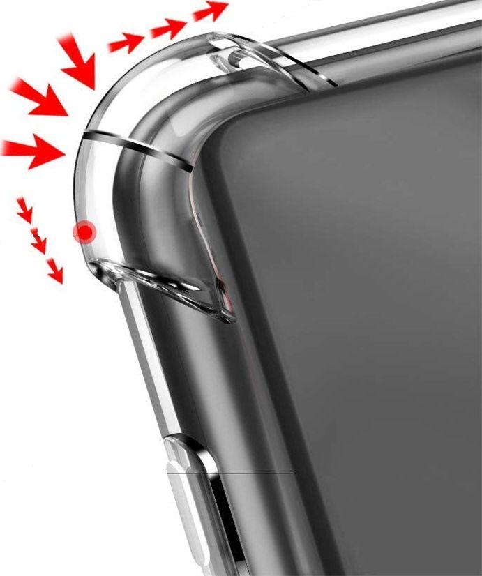 Shockproof Transparent Phone Case for OPPO Reno4 - Transparent