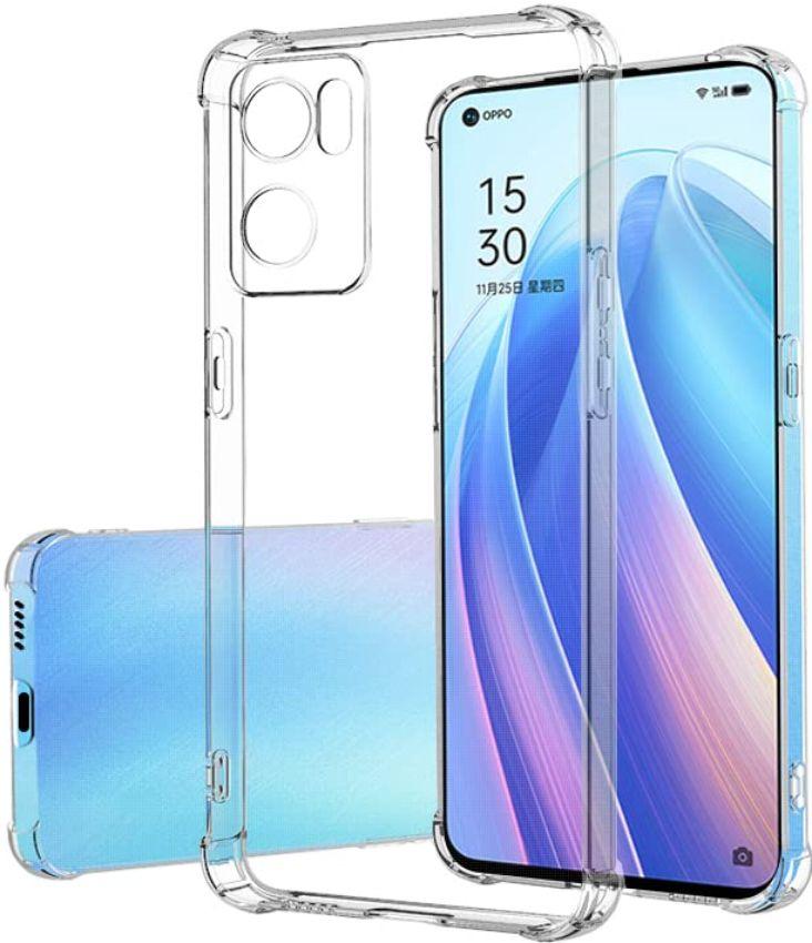 Shockproof Transparent Phone Case for OPPO Reno7 - Transparent - Brand New