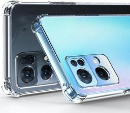 Shockproof Transparent Phone Case for OPPO Reno7 - Transparent
