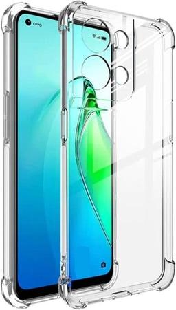 Shockproof Transparent Phone Case for OPPO Reno8 Pro - Transparent