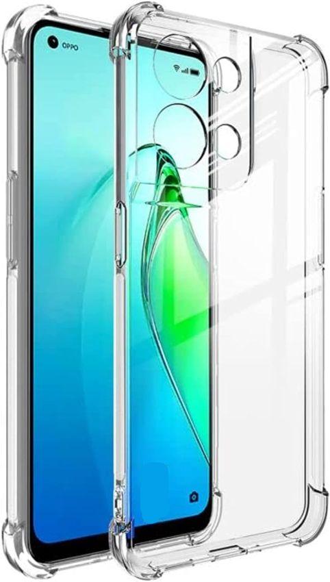 Shockproof Transparent Phone Case for OPPO Reno8 - Transparent - Brand New