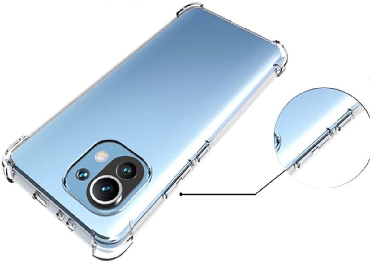 Shockproof Transparent Phone Case for Xiaomi Mi 11 - Clear