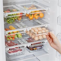 SNSLXH Refrigerator Drawer Organizer (2Pack)