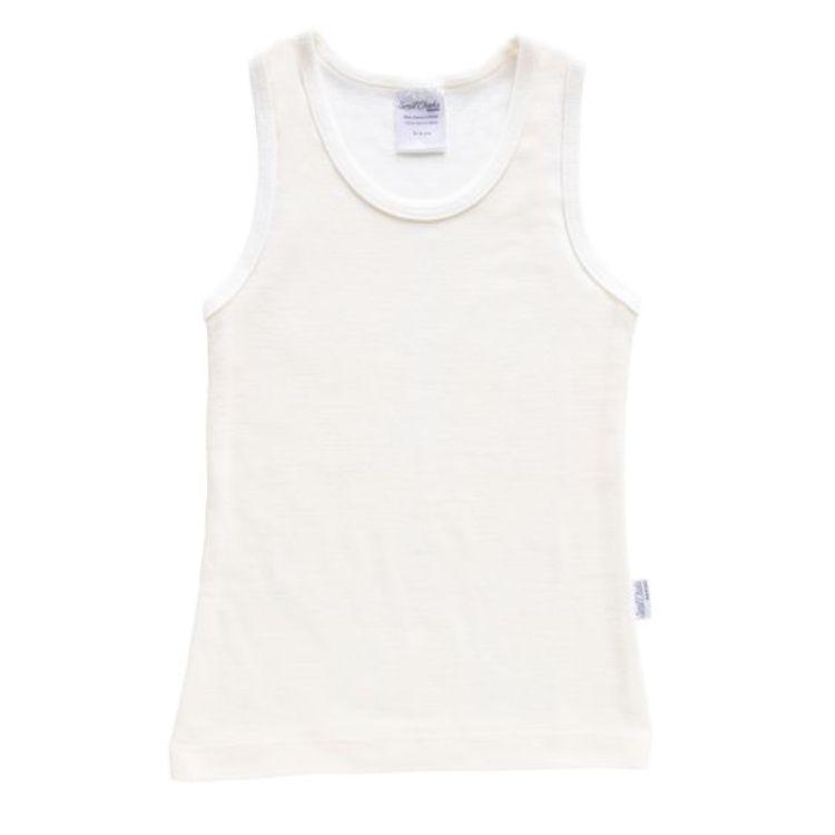Sweet Cheeks Merino Kids Merino Round Neck Singlet